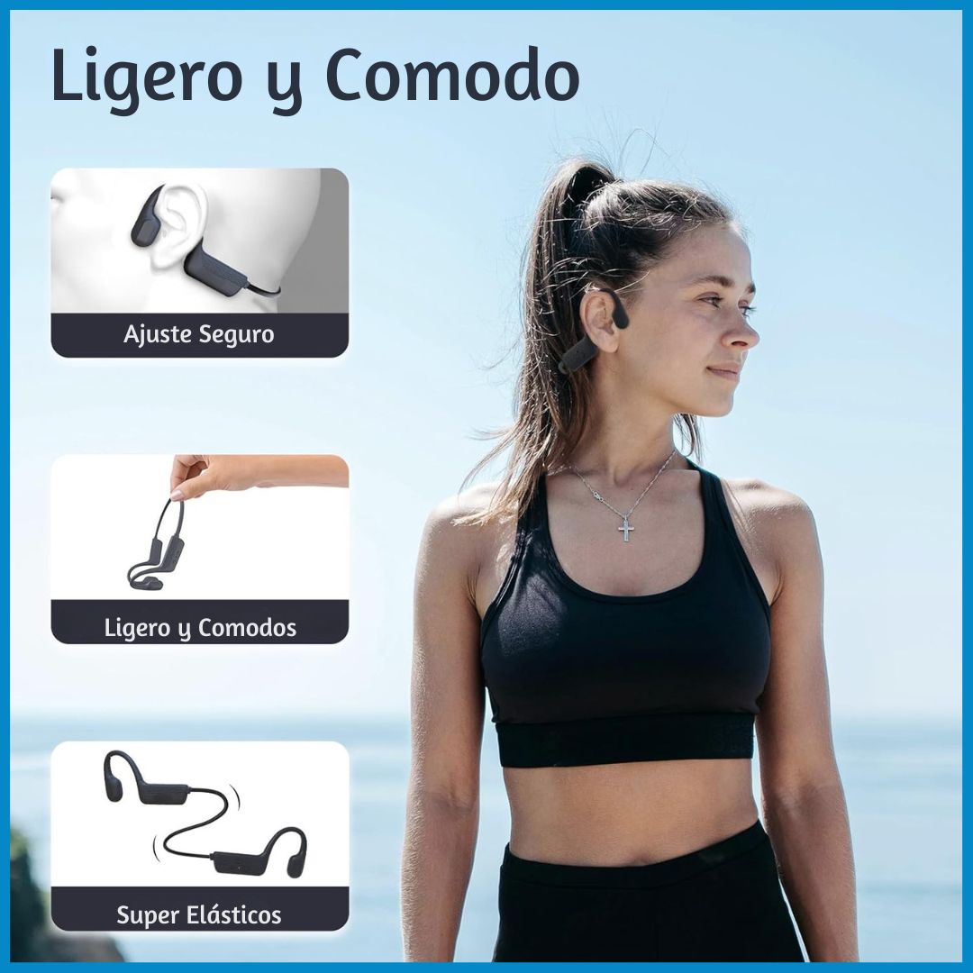 AURICULARES DE CONDUCCIÓN OSEA - SPORTEC