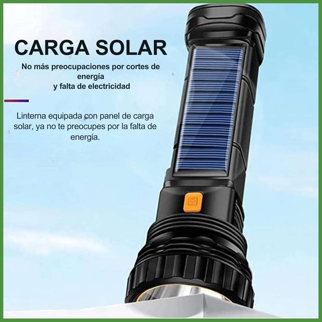 FLASHGO - LINTERNA SOLAR + CARGADOR USB