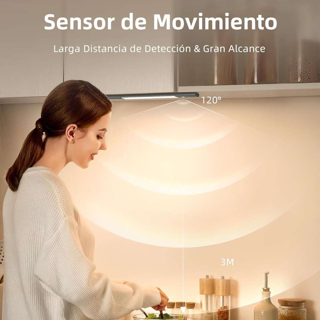 2 x Luz de Armario con Sensor Recargable USB - Casa Juana
