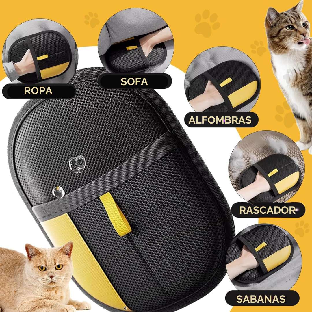 2 X GUANTE QUITAPELOS PARA MASCOTAS - MININOS