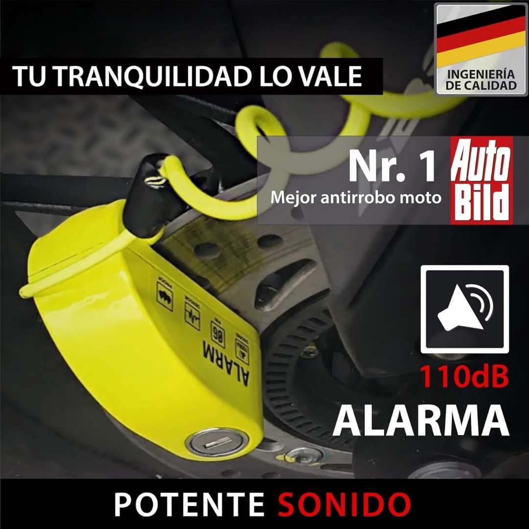 CANDADO CON ALARMA 110 dB - CAREPAIR