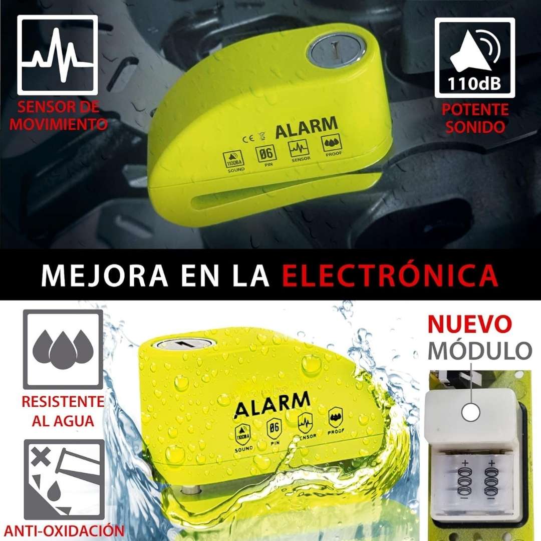 CANDADO CON ALARMA 110 dB - CAREPAIR