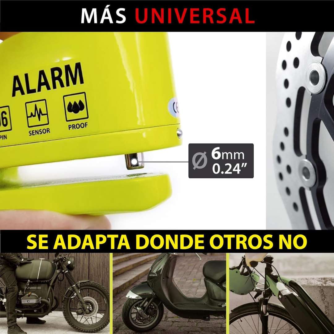 CANDADO CON ALARMA 110 dB - CAREPAIR