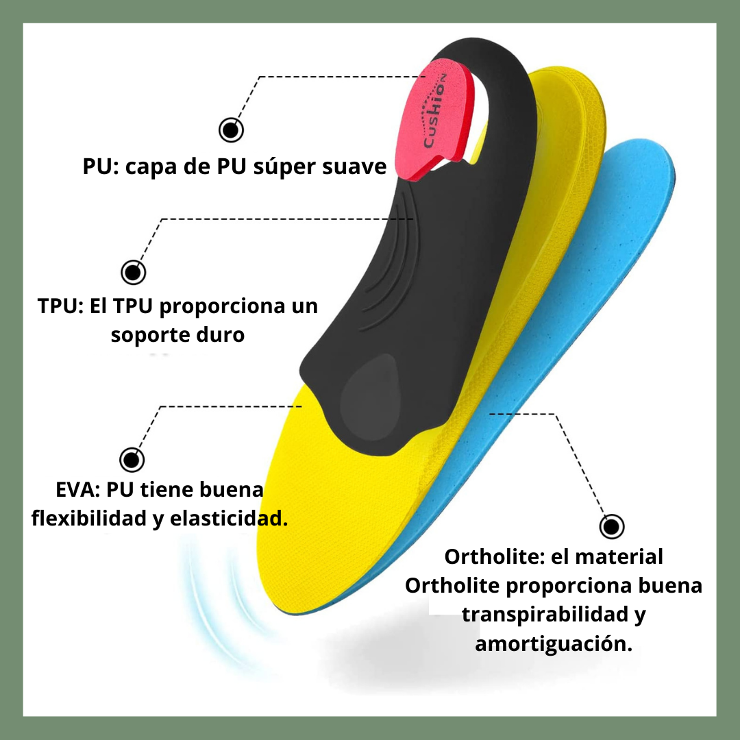 2x PLANTILLAS PIES CANSADOS - CASA JUANA